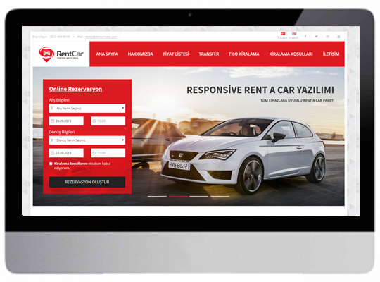 Rent A Car Web Sitesi